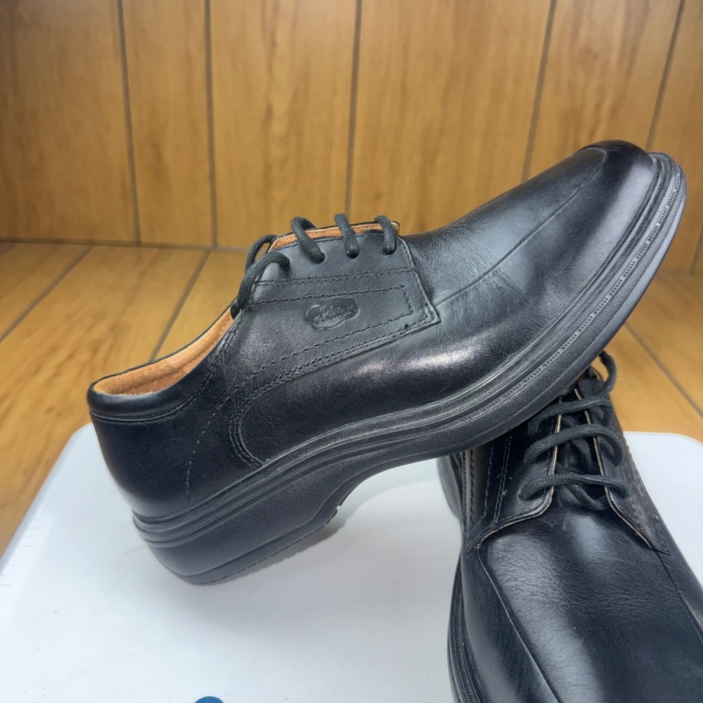 Dr Comfort Classic 8410 Mens Black Leather Dress Shoes Size 6 XW Extra Wide